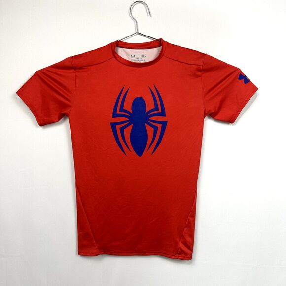 Under Armour Alter Ego Heat Gear Spider-Man Compression Shirt Size Large - Picture 1 of 4